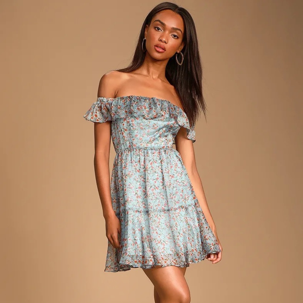 Lulu’s off the shoulder Dress